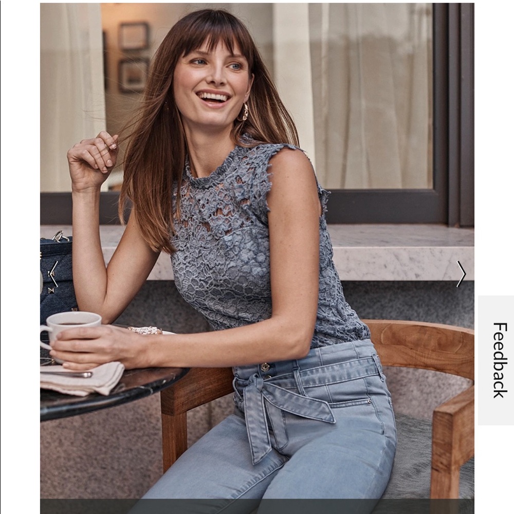 Sleeveless Lace Top
